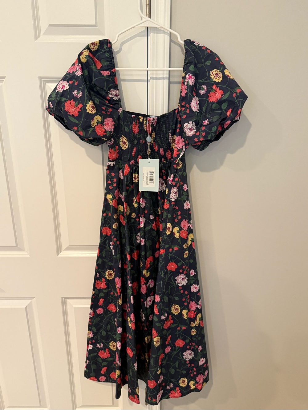 NWT Hill House Matilda dress in navy peony bouquet - Picture 5 of 6